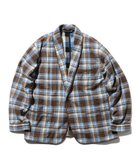 【その他のブランド/Other】のダブルフェイス 1ボタン スモーキング ジャケット BLUE|ID: prp329100004646870 ipo3291000000033543610