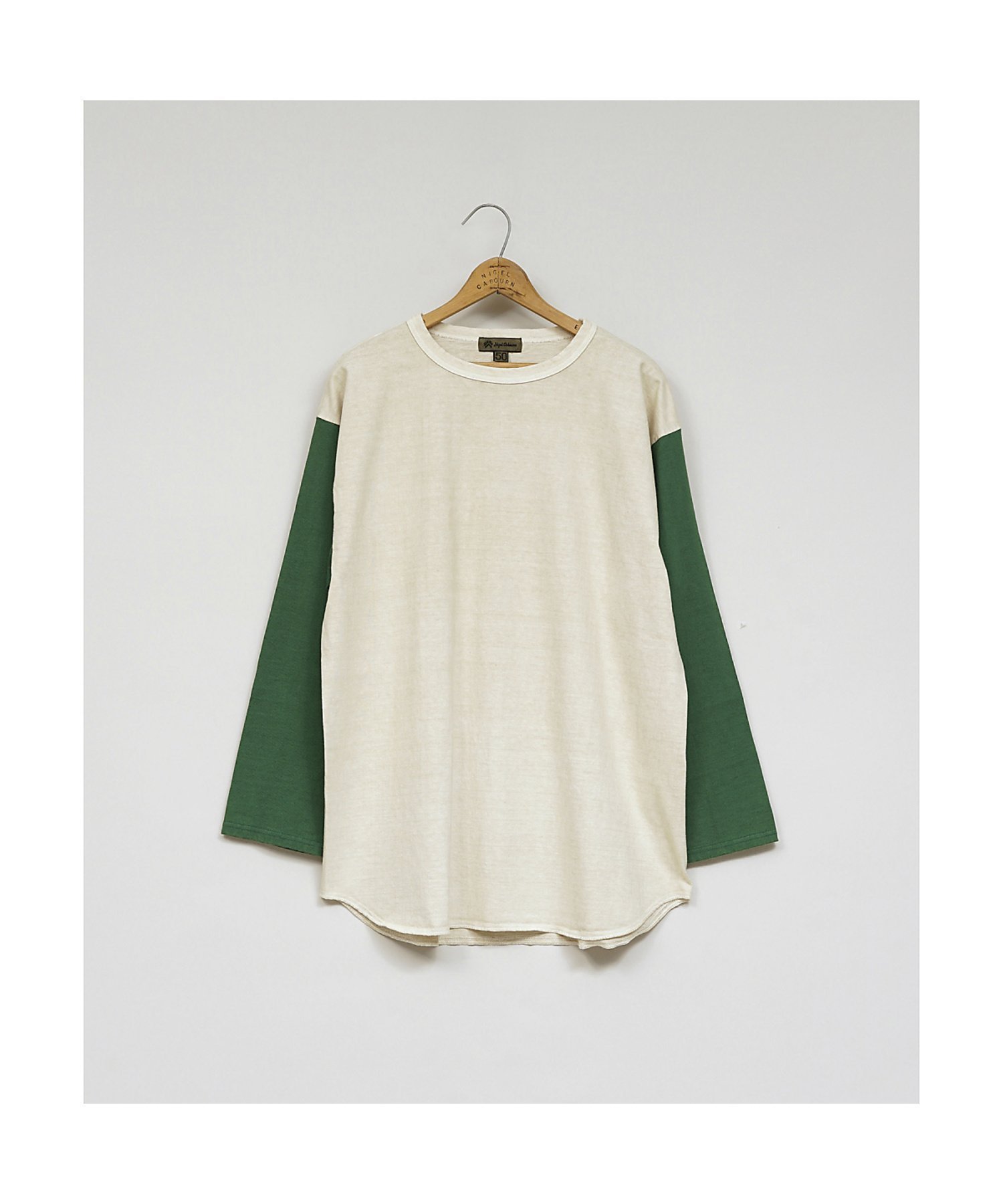 【ナイジェルケーボン/NIGEL CABOURN / MEN】のMAN / 7.8oz ベースボールシャツ インテリア・キッズ・メンズ・レディースファッション・服の通販 founy(ファニー) 　ファッション　Fashion　メンズファッション　Fashion for Men　アイボリー|ID: prp329100004646880 ipo3291000000033543767