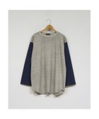 【ナイジェルケーボン/NIGEL CABOURN / MEN】のMAN / 7.8oz ベースボールシャツ グレー|ID: prp329100004646880 ipo3291000000033543768