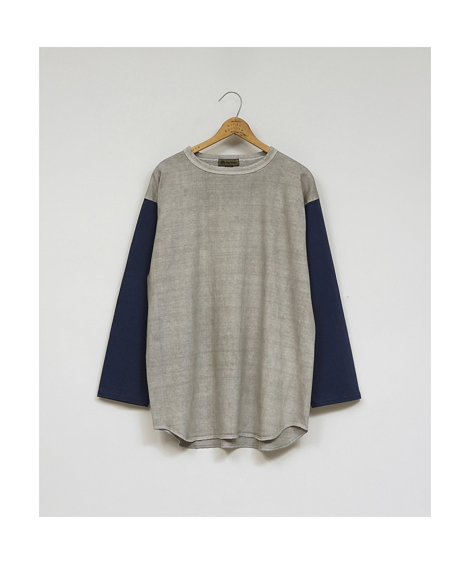 【ナイジェルケーボン/NIGEL CABOURN / MEN】のMAN / 7.8oz ベースボールシャツ インテリア・キッズ・メンズ・レディースファッション・服の通販 founy(ファニー) 　ファッション　Fashion　メンズファッション　Fashion for Men　グレー|ID: prp329100004646880 ipo3291000000033543768