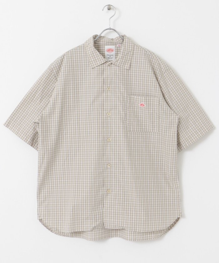 【アーバンリサーチ ドアーズ/URBAN RESEARCH DOORS / MEN】のDANTON WORK SHIRTS SHORT-SLEEVE インテリア・キッズ・メンズ・レディースファッション・服の通販 founy(ファニー) https://founy.com/ ファッション Fashion メンズファッション Fashion for Men 2025年 2025 2025春夏・S/S Spring/Summer 2025 SS25 シンプル Simple, Minimal チェック Check, Plaid, Tartan フランス France, French ベーシック Basic, Essential ポケット Pocket, Pocket Detail リラックス Relax, Relaxed Fit ワーク Workwear, Utility Style 半袖 Short Sleeve, Half Sleeve 夏 Summer S/S・春夏 SS, Spring/Summer, Warm Season |ID: prp329100004646883 ipo3291000000033543773