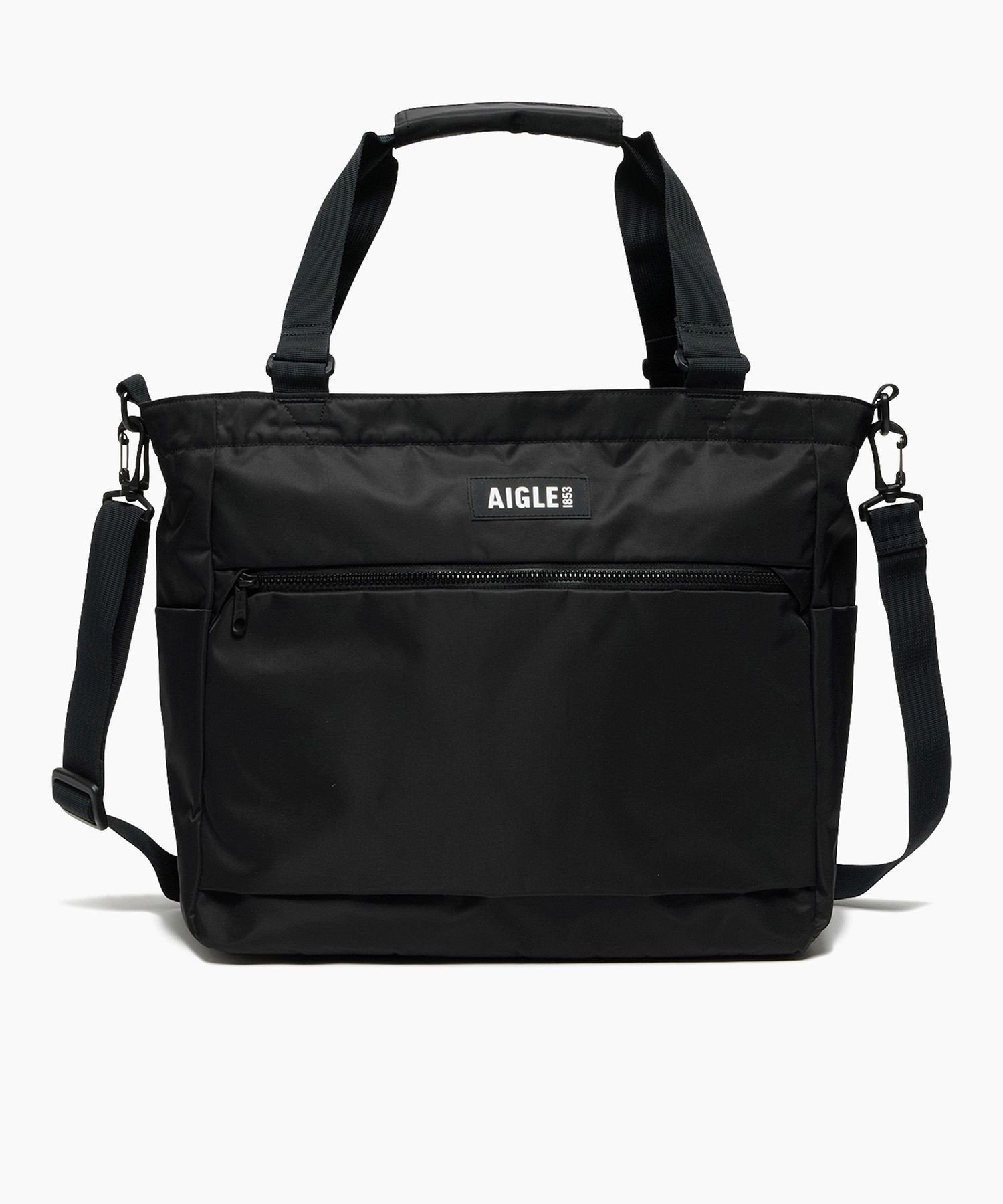 【エーグル/AIGLE / MEN】の撥水 アーバン 2wayトートバッグ インテリア・キッズ・メンズ・レディースファッション・服の通販 founy(ファニー) 　ファッション　Fashion　メンズファッション　Fashion for Men　バッグ　Bags　トートバッグ / 通勤・大容量バッグ　Tote Bags　スリーブ　Sleeve, Long Sleeve / Short Sleeve　パッチ　Patch, Appliqué　ポケット　Pocket, Pocket Detail　メッシュ　Mesh, Net Fabric　ビジネス 仕事 通勤　Business / Work / Commuting　ブラック|ID: prp329100004646886 ipo3291000000033543837