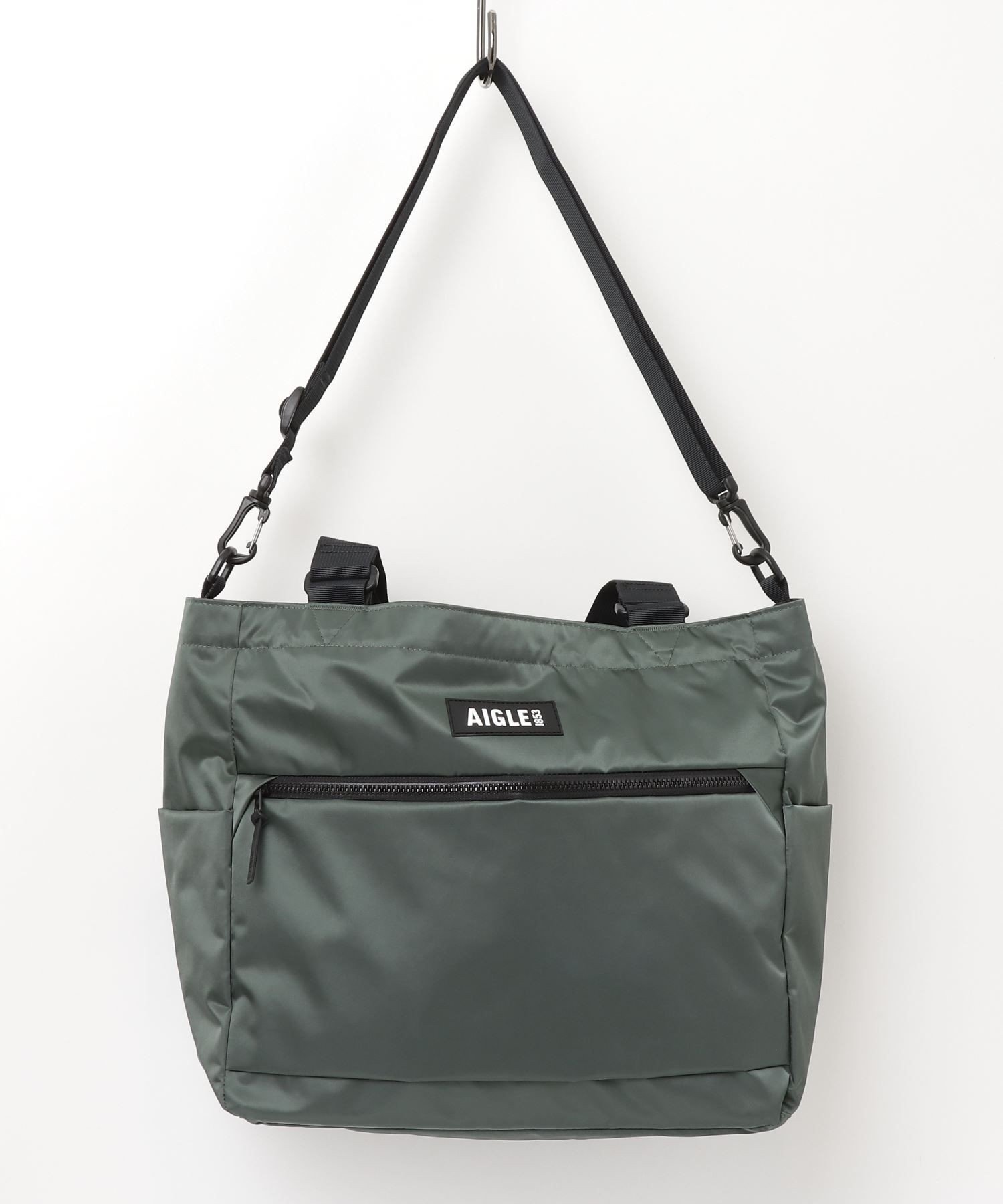 【エーグル/AIGLE / MEN】の撥水 アーバン 2wayトートバッグ インテリア・キッズ・メンズ・レディースファッション・服の通販 founy(ファニー) 　ファッション　Fashion　メンズファッション　Fashion for Men　バッグ　Bags　トートバッグ / 通勤・大容量バッグ　Tote Bags　スリーブ　Sleeve, Long Sleeve / Short Sleeve　パッチ　Patch, Appliqué　ポケット　Pocket, Pocket Detail　メッシュ　Mesh, Net Fabric　ビジネス 仕事 通勤　Business / Work / Commuting　グレー|ID: prp329100004646886 ipo3291000000033543840