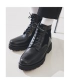 【アルフレッド バニスター/alfredoBANNISTER / MEN】の【WEB限定】 Uチップ 編上げ バックジップ 厚底 ブーツ ブラック系その他1|ID: prp329100004646900 ipo3291000000033543995