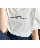 【モーメントプラス/moment+ / MEN】のロゴ刺繍 Tシャツ オートミール|ID: prp329100004646907 ipo3291000000033544095