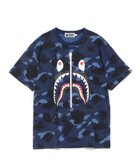 【アベイシングエイプ/A BATHING APE / MEN】のCOLOR CAMO SHARK TEE M NAVY|ID: prp329100004646916 ipo3291000000033544151