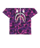 【アベイシングエイプ/A BATHING APE / MEN】のCOLOR CAMO SHARK TEE M PURPLE|ID: prp329100004646916 ipo3291000000033544154