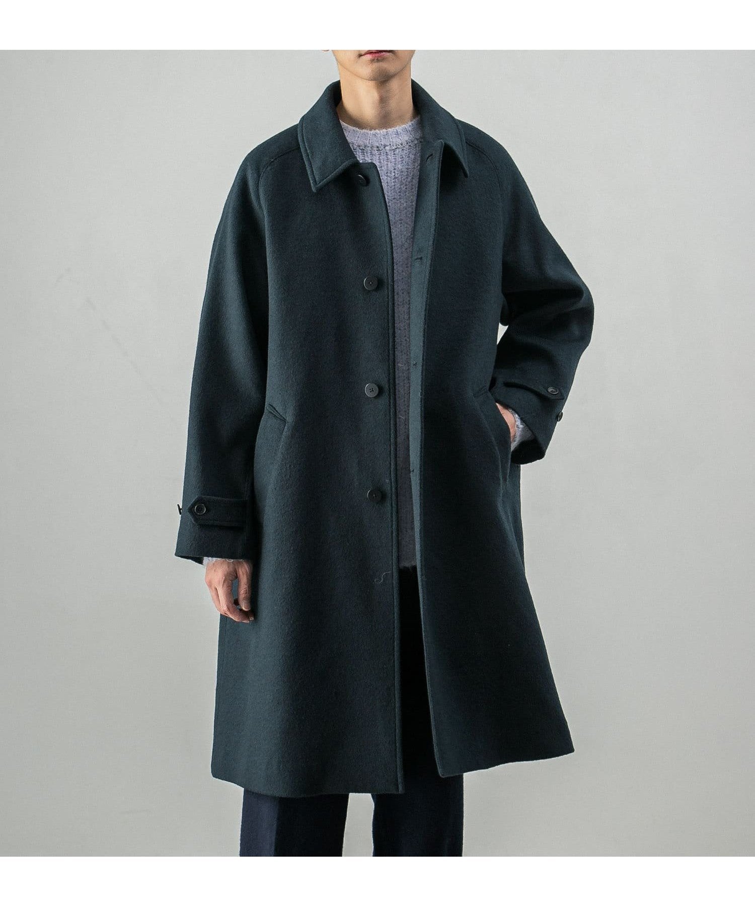 【アーバンリサーチ/URBAN RESEARCH / MEN】のバルカラーコート インテリア・キッズ・メンズ・レディースファッション・服の通販 founy(ファニー) 　ファッション　Fashion　メンズファッション　Fashion for Men　2024年　2024　2024-2025秋冬・A/W　Autumn/Winter 2024–25 AW24–25　冬　Winter / This Winter　ショルダー　Shoulder, Shoulder Strap　スリーブ　Sleeve, Long Sleeve / Short Sleeve　ラップ　Wrap, Wrap Design　今季　This Season, Current Season　A/W・秋冬　Autumn/Winter　防寒　Cold Protection, Winter-Ready　NAVY|ID: prp329100004646918 ipo3291000000033544172