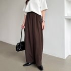 【ココモモ/COCOMOMO】のワイドパンツ コクーンパンツ ポケット付き レディース コクーン ワイド ダークブラウン|ID: prp329100004646926 ipo3291000000033544320