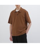 【マーガレット ハウエル/MARGARET HOWELL / MEN】のCOTTON PIQUE TOP BROWN|ID: prp329100004646928 ipo3291000000033544359