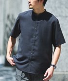 【エディフィス/EDIFICE / MEN】の接触冷感 吸水速乾 EVALET メッシュ バンドカラー シャツ グレーA|ID: prp329100004646930 ipo3291000000033544391