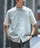 【エディフィス/EDIFICE / MEN】の接触冷感 吸水速乾 EVALET メッシュ バンドカラー シャツ ホワイト A|ID: prp329100004646930 ipo3291000000033544392