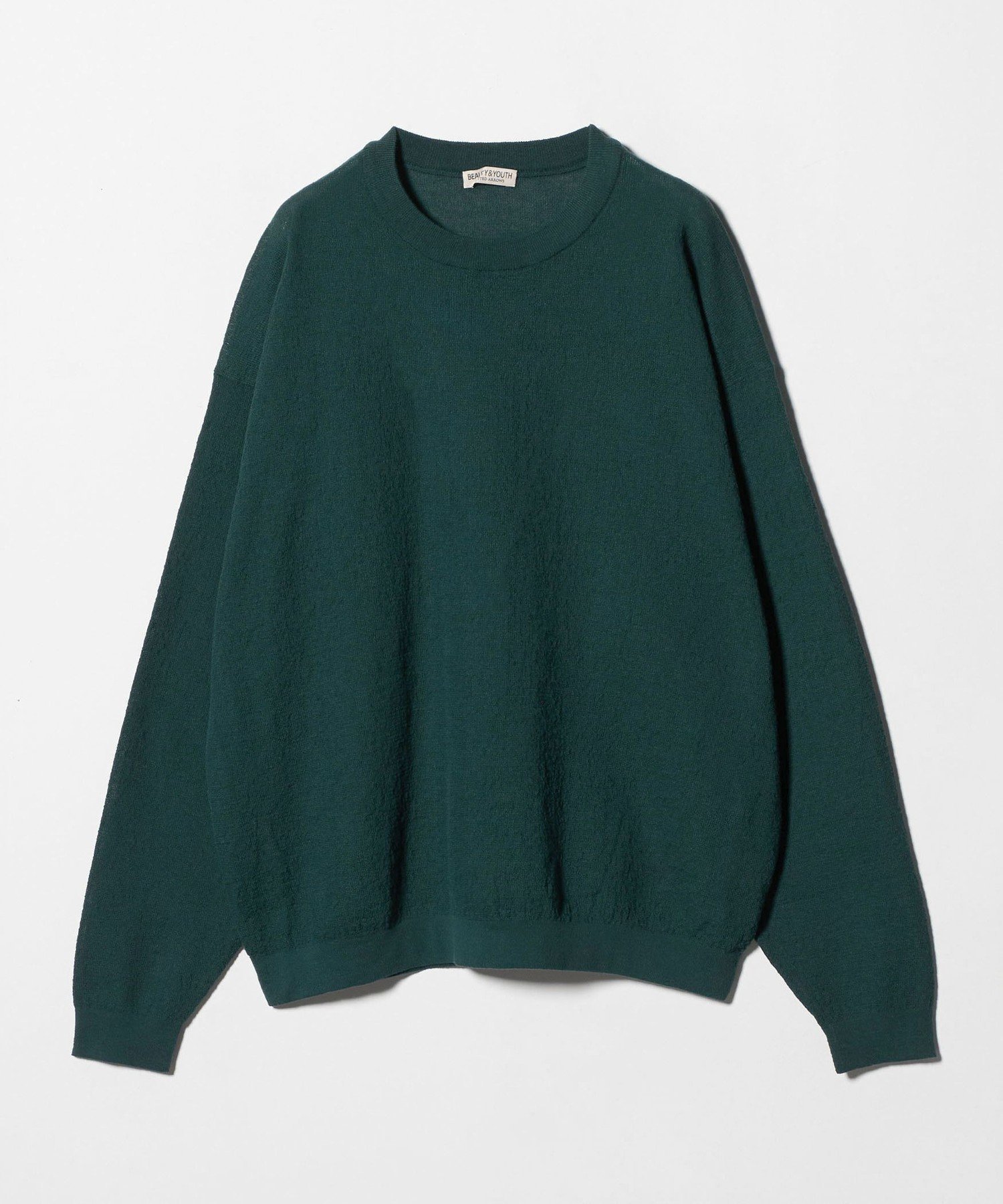 【ビューティ&ユース ユナイテッドアローズ/BEAUTY&YOUTH / UNITED ARROWS / MEN】のエア ミラノ クルーネック ニット 抗菌防臭 インテリア・キッズ・メンズ・レディースファッション・服の通販 founy(ファニー) 　ファッション　Fashion　メンズファッション　Fashion for Men　秋　Autumn　抗菌　Antibacterial, Bacteria-Resistant　シアー　Sheer, See-Through　シンプル　Simple, Minimal　スラックス　Slacks, Dress Pants　デニム　Denim, Jeans Material　フラット　Flat, Flat Shoes　ミラノ　Milano Style, Italian-Inspired　ミラノリブ　Milano Rib, Milano Stitch　ワイド　Wide, Wide Fit　夏　Summer　エレガント 上品　Elegant　KELLY|ID: prp329100004646948 ipo3291000000033544620