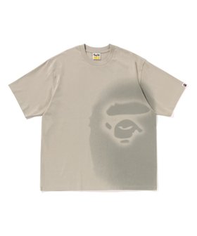 【アベイシングエイプ/A BATHING APE / MEN】のSPRAY PRINT APE HEAD RELAXED FIT TEE 人気、トレンドファッション・服の通販 founy(ファニー) ファッション Fashion メンズファッション Fashion for Men ショート Short, Short Length スリーブ Sleeve, Long Sleeve / Short Sleeve フロント Front, Front Design プリント Print, Printed Pattern |ID:prp329100004646960