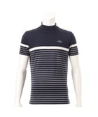 【フェリージ/Felisi / MEN】の【Felisi Golf/フェリージゴルフ】【MENS】 ハイネックTシャツ ストライプ MS STRIPE EMB HIGH NECK SHIRT NAVY|ID: prp329100004646970 ipo3291000000033544780