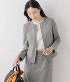【ニューヨーカー/NEWYORKER】の【ウォッシャブル】ウォッシャブルウール千鳥 ノーカラージャケット 人気、トレンドファッション・服の通販 founy(ファニー) ファッション Fashion レディースファッション Fashion for Women アウター Coat / Outerwear Collection レディースジャケット・軽アウター Jackets ノーカラージャケット / シンプル上品コーデ Collarless Jackets おすすめ Recommended / Our Picks ウォッシャブル Machine Washable ジャケット Jacket, Outerwear ストレッチ Stretch, Stretchy Fabric セットアップ Set-Up, Coordinated Outfit ベーシック Basic, Essential thumbnail ベージュ|ID: prp329100004646989 ipo3291000000033544944