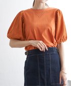 【イッカ/ikka】の袖フクレ切り替え半袖プルオーバー オレンジ|ID: prp329100004647038 ipo3291000000033900539