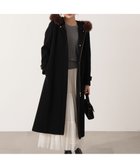 【プロポーション ボディドレッシング/PROPORTION BODY DRESSING】のモッサフードフェイクファーロングコート 人気、トレンドファッション・服の通販 founy(ファニー) ファッション Fashion レディースファッション Fashion for Women アウター Coat / Outerwear Collection コート・ロングコート・ピーコート Long Coats, Peacoats & More フェイクファー Faux Fur, Imitation Fur フェミニン Feminine, Girly メルトン Melton, Heavy Wool ロング Long, Long-Length 日本製 Made In Japan 防寒 Cold Protection, Winter-Ready thumbnail ブラック|ID: prp329100004647040 ipo3291000000033545368