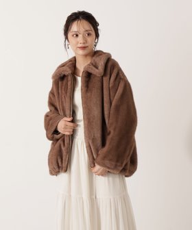 【プロポーション ボディドレッシング/PROPORTION BODY DRESSING】のフェイクファーブルゾン 人気、トレンドファッション・服の通販 founy(ファニー) ファッション Fashion レディースファッション Fashion for Women アウター Coat / Outerwear Collection ブルゾンジャケット・スポーティアウター Blouson Jackets ドローコード Drawcord, Drawstring Cord フェイクファー Faux Fur, Imitation Fur 防寒 Cold Protection, Winter-Ready |ID:prp329100004647044