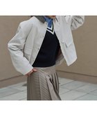 【プロポーション ボディドレッシング/PROPORTION BODY DRESSING】のカバーオールブルゾン 人気、トレンドファッション・服の通販 founy(ファニー) ファッション Fashion レディースファッション Fashion for Women アウター Coat / Outerwear Collection ブルゾンジャケット・スポーティアウター Blouson Jackets ジャケット Jacket, Outerwear ツイル Twist, Twisted Detail ドット Polka Dot, Dot Pattern フェイクレザー Faux Leather, PU Leather フェミニン Feminine, Girly A/W・秋冬 Autumn/Winter thumbnail アイボリー2|ID: prp329100004647053 ipo3291000000033611697
