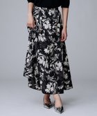 【アンタイトル/UNTITLED】のオーナメントフラワー スカート 人気、トレンドファッション・服の通販 founy(ファニー) ファッション Fashion レディースファッション Fashion for Women スカート Skirts セットアップ Set-Up, Coordinated Outfit プリント Print, Printed Pattern ポケット Pocket, Pocket Detail ロング Long, Long-Length エレガント 上品 Elegant thumbnail ブラック|ID: prp329100004647063 ipo3291000000033545463