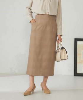 【アー ヴェー ヴェー/a.v.v】のラメチェックナロースカート 人気、トレンドファッション・服の通販 founy(ファニー) ファッション Fashion レディースファッション Fashion for Women スカート Skirts おすすめ Recommended / Our Picks コンパクト Compact, Small Size チェック Check, Plaid, Tartan ロング Long, Long-Length エレガント 上品 Elegant 再入荷 Restock / Back in Stock 定番 Standard, Basic Item ビジネス 仕事 通勤 Business / Work / Commuting |ID:prp329100004647066