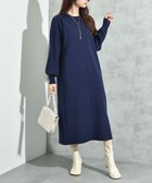 【インタープラネット/INTERPLANET】の袖リブデザインニットワンピース 人気、トレンドファッション・服の通販 founy(ファニー) ファッション Fashion レディースファッション Fashion for Women ワンピース Dresses ニットワンピース Knit Dresses ショルダー Shoulder, Shoulder Strap シンプル Simple, Minimal ストール Stole, Wrap センター Center, Center Line チェック Check, Plaid, Tartan ネックレス Necklace, Pendant Necklace ベーシック Basic, Essential エレガント 上品 Elegant 人気 Popular, Best Seller thumbnail ネイビー|ID: prp329100004647082 ipo3291000000034239973