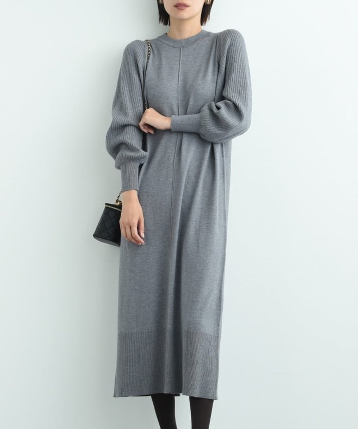 【インタープラネット/INTERPLANET】の袖リブデザインニットワンピース インテリア・キッズ・メンズ・レディースファッション・服の通販 founy(ファニー) https://founy.com/ ファッション Fashion レディースファッション Fashion for Women ワンピース Dresses ニットワンピース Knit Dresses ショルダー Shoulder, Shoulder Strap シンプル Simple, Minimal ストール Stole, Wrap センター Center, Center Line チェック Check, Plaid, Tartan ネックレス Necklace, Pendant Necklace ベーシック Basic, Essential エレガント 上品 Elegant 人気 Popular, Best Seller |ID: prp329100004647082 ipo3291000000034633304