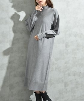 【インタープラネット/INTERPLANET】の袖口BACKパールデザインニットワンピース 人気、トレンドファッション・服の通販 founy(ファニー) ファッション Fashion レディースファッション Fashion for Women ワンピース Dresses ニットワンピース Knit Dresses カフス Cuff Design シンプル Simple, Minimal スリット Slit, Slit Detail 人気 Popular, Best Seller パール Pearl, Pearl Accent ベーシック Basic, Essential ボトルネック Bottle Neck, Mock Neck エレガント 上品 Elegant |ID:prp329100004647084