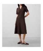 【バナナリパブリック ファクトリーストア/BANANA REPUBLIC FACTORY STORE】のBANANA REPUBLIC FACTORY STORE スキューバ Vネック ミディワンピース DARK_OAK|ID: prp329100004647090 ipo3291000000033979666