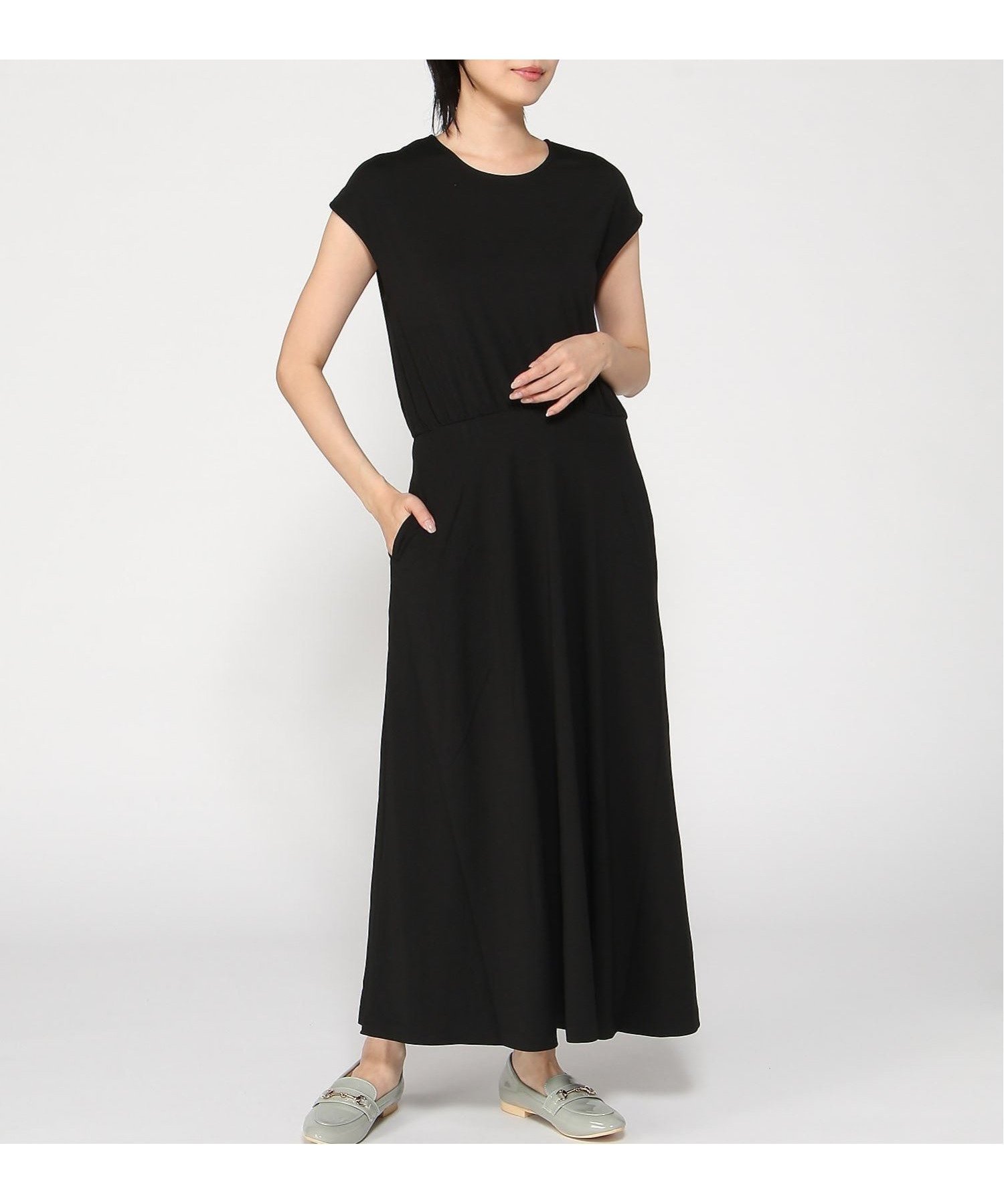 【バナナリパブリック ファクトリーストア/BANANA REPUBLIC FACTORY STORE】のBANANA REPUBLIC FACTORY STORE CAPSLEEVE KNIT PONTE MIDI DRESS 人気、トレンドファッション・服の通販 founy(ファニー) 　ファッション　Fashion　レディースファッション　Fashion for Women　トップス・カットソー　Cut & Sew Tops　ニット　Knit Tops & Sweaters　ワンピース　Dresses　フォーマル・パーティードレス・結婚式用ドレス　Elegant & Casual Dresses　アクセサリー　Fashion Accessories　カーディガン　Cardigan, Knitwear　キャップ　Cap, Baseball Cap　シューズ　Shoes, Footwear　ジャケット　Jacket, Outerwear　スリーブ　Sleeve, Long Sleeve / Short Sleeve　 other-1|ID: prp329100004647091 ipo3291000000033545622