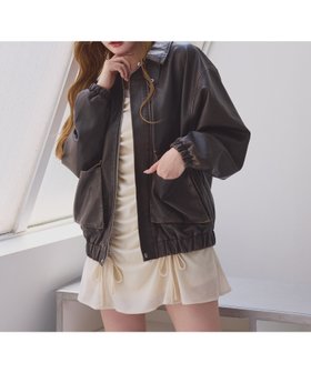 【ナイスクラップ/NICE CLAUP】のWEB限定【ロングシーズン活躍!】オーバーサイズ合皮ブルゾン 人気、トレンドファッション・服の通販 founy(ファニー) ファッション Fashion レディースファッション Fashion for Women アウター Coat / Outerwear Collection ブルゾンジャケット・スポーティアウター Blouson Jackets 2025年 2025 2025-2026秋冬・A/W Autumn/Winter 2025–26 AW25–26 おすすめ Recommended / Our Picks ショルダー Shoulder, Shoulder Strap ドロップ Drop Shoulder, Dropped Style ブルゾン Blouson, Bomber Jacket ポケット Pocket, Pocket Detail ロング Long, Long-Length 夏 Summer 秋 Autumn |ID:prp329100004647095