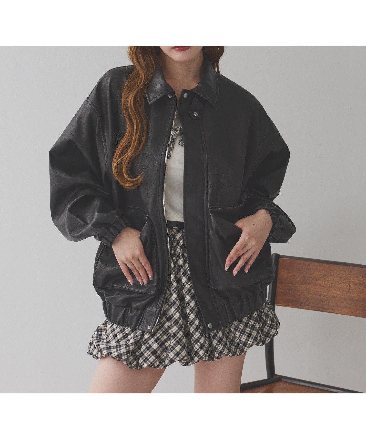 【ナイスクラップ/NICE CLAUP】のWEB限定【ロングシーズン活躍!】オーバーサイズ合皮ブルゾン インテリア・キッズ・メンズ・レディースファッション・服の通販 founy(ファニー) 　ファッション　Fashion　レディースファッション　Fashion for Women　アウター　Coat / Outerwear Collection　ブルゾンジャケット・スポーティアウター　Blouson Jackets　2025年　2025　2025-2026秋冬・A/W　Autumn/Winter 2025–26 AW25–26　おすすめ　Recommended / Our Picks　ショルダー　Shoulder, Shoulder Strap　ドロップ　Drop Shoulder, Dropped Style　ブルゾン　Blouson, Bomber Jacket　ポケット　Pocket, Pocket Detail　ロング　Long, Long-Length　夏　Summer　秋　Autumn　ブラック|ID: prp329100004647095 ipo3291000000033545652