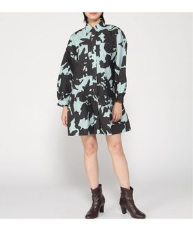 【バナナリパブリック ファクトリーストア/BANANA REPUBLIC FACTORY STORE】のBANANA REPUBLIC FACTORY STORE LS PUFF SLEEVE TIERED MINI DRESS 人気、トレンドファッション・服の通販 founy(ファニー) ファッション Fashion レディースファッション Fashion for Women トップス・カットソー Cut & Sew Tops ワンピース Dresses フォーマル・パーティードレス・結婚式用ドレス Elegant & Casual Dresses ダウン Down, Puffer プリント Print, Printed Pattern ポケット Pocket, Pocket Detail レギンス Leggings, Stretch Pants ロング Long, Long-Length |ID:prp329100004647096