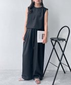 【その他のブランド/Other】の●ノースリーブトップス ワイドパンツ セットアップ ブラック|ID: prp329100004647106 ipo3291000000033545733