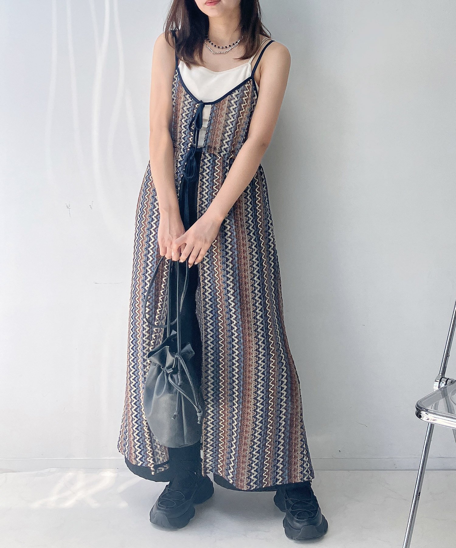 【その他のブランド/Other】の●アソートデザイン リボンキャミワンピース インテリア・キッズ・メンズ・レディースファッション・服の通販 founy(ファニー) 　ファッション　Fashion　レディースファッション　Fashion for Women　ワンピース　Dresses　キャミソールワンピース　Camisole Dresses　キャミソール　Camisole, Spaghetti Strap Top　キャミワンピース　Cami Dress, Slip Dress　シンプル　Simple, Minimal　タンク　Tank Top, Sleeveless Top　ダブル　Double, Double-Breasted　デニム　Denim, Jeans Material　フロント　Front, Front Design　リボン　Ribbon, Bow　レース　Lace, Lace Fabric　再入荷　Restock / Back in Stock　おすすめ　Recommended / Our Picks　BLBRMIX|ID: prp329100004647115 ipo3291000000033633923