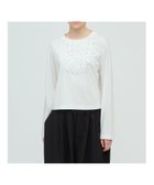 【マーコート/MARcourt】のmizuiro ind フロントフリルプルオーバー 人気、トレンドファッション・服の通販 founy(ファニー) ファッション Fashion レディースファッション Fashion for Women トップス・カットソー Cut & Sew Tops カジュアルプルオーバー・ニットトップス Pullovers & Knit Tops / Casual Pullovers インナー Innerwear カットソー Cut and Sewn Top シンプル Simple, Minimal スタイリッシュ Stylish, Fashionable フリル Frill, Ruffle ポケット Pocket, Pocket Detail 無地 Plain, Solid Color 秋 Autumn 長袖 Long Sleeve, Full Sleeve thumbnail オフホワイト|ID: prp329100004647119 ipo3291000000033651928