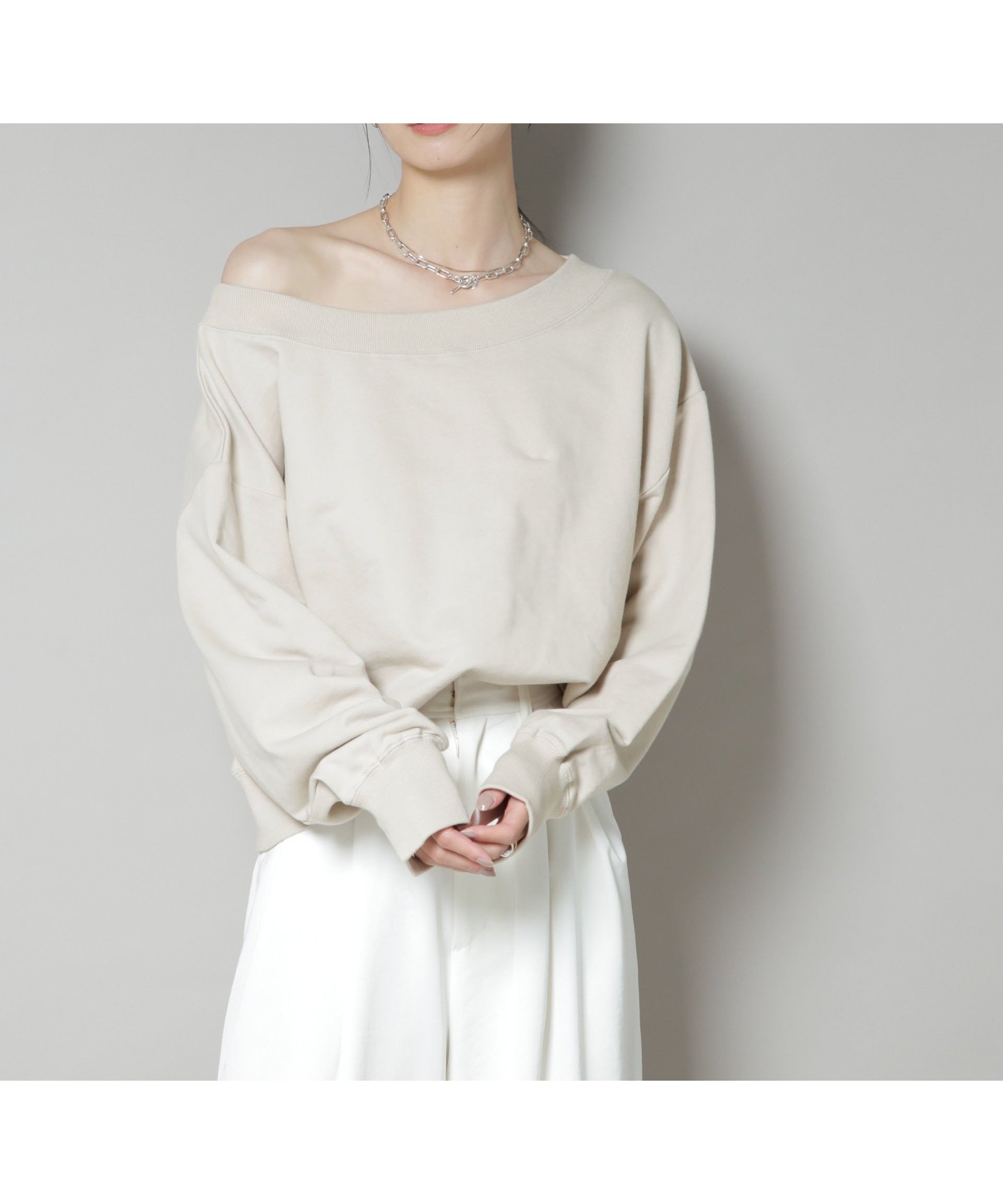 【ナノ ユニバース/nano universe】のワイドボートネックスウェットトップス 人気、トレンドファッション・服の通販 founy(ファニー) 　ファッション　Fashion　レディースファッション　Fashion for Women　トップス・カットソー　Cut & Sew Tops　レディースパーカー・カジュアルフーディー　Casual Hoodies & Sweatshirts　スウェット・クルーネックトップス　Sweatshirts & Crewnecks / Relaxed Fit Sweat Tops　シンプル　Simple, Minimal　スウェット / スエット　Sweatshirt, Sweatwear　デコルテ　Décolleté, Neckline　バランス　Balance, Style Balance　ベーシック　Basic, Essential　ロング　Long, Long-Length　ワイド　Wide, Wide Fit　エレガント 上品　Elegant　2025年　2025　2025-2026秋冬・A/W　Autumn/Winter 2025–26 AW25–26　 other-1|ID: prp329100004647122 ipo3291000000033545829