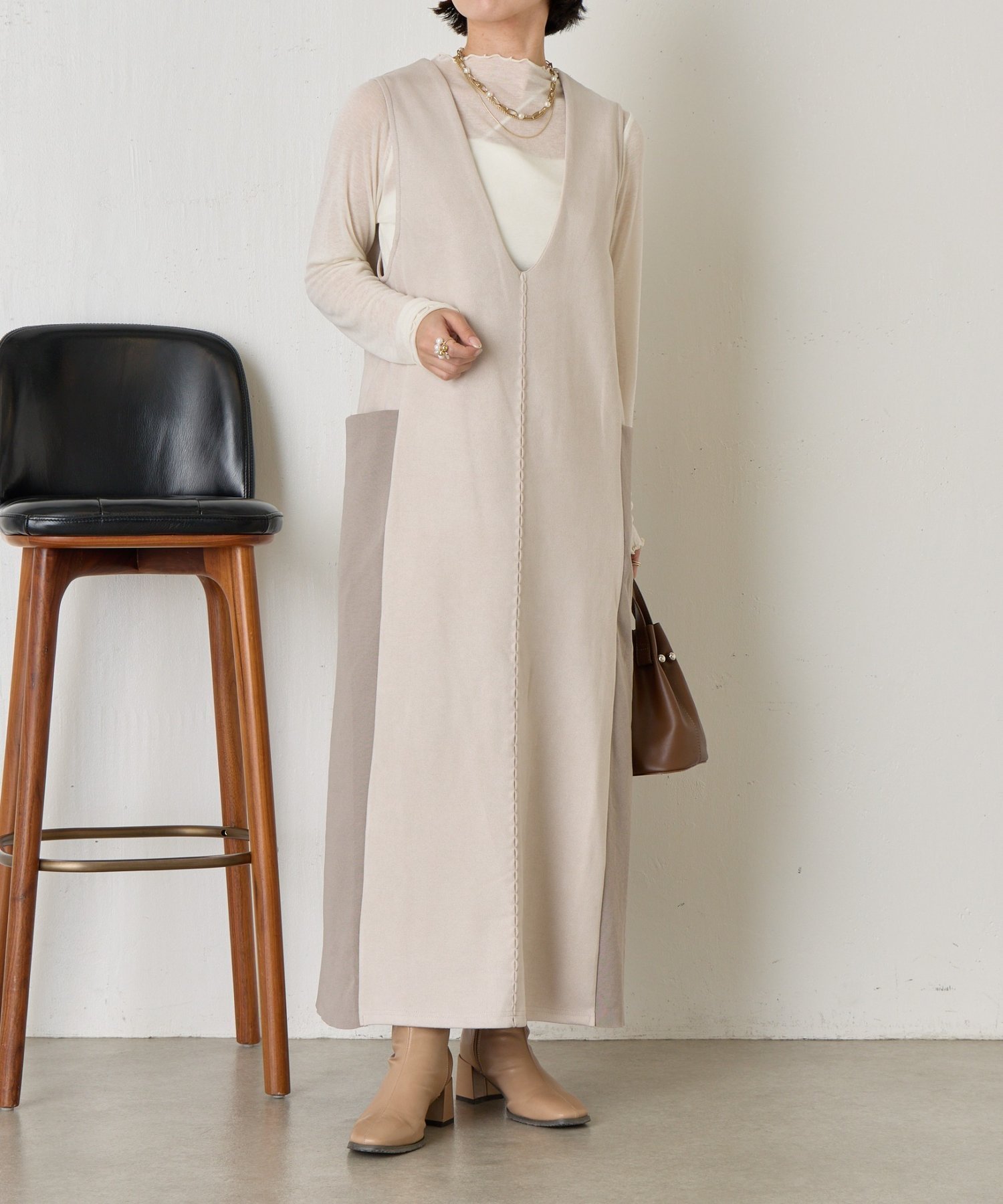 【ジェナ エスパス メルヴェイユ/Jena espace merveilleux】のスエード切替リブジャンスカ 人気、トレンドファッション・服の通販 founy(ファニー) 　ファッション　Fashion　レディースファッション　Fashion for Women　切替　Switching, Contrast Panel　スマート　Smart, Elegant　タートルネック　Turtleneck, High Neck　再入荷　Restock / Back in Stock　おすすめ　Recommended / Our Picks　 other-1|ID: prp329100004647126 ipo3291000000033545857