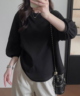 【アイモハ/aimoha】の【BANICO】ステッチラインデザインTシャツ 人気、トレンドファッション・服の通販 founy(ファニー) ファッション Fashion レディースファッション Fashion for Women トップス・カットソー Cut & Sew Tops シャツ・ブラウス・オフィスカジュアル Elegant Blouses & Button-Ups ロングTシャツ・Tシャツ Longline T-Shirts & Tees シンプル Simple, Minimal トレンド Trend, Trending Now 長袖 Long Sleeve, Full Sleeve |ID:prp329100004647147