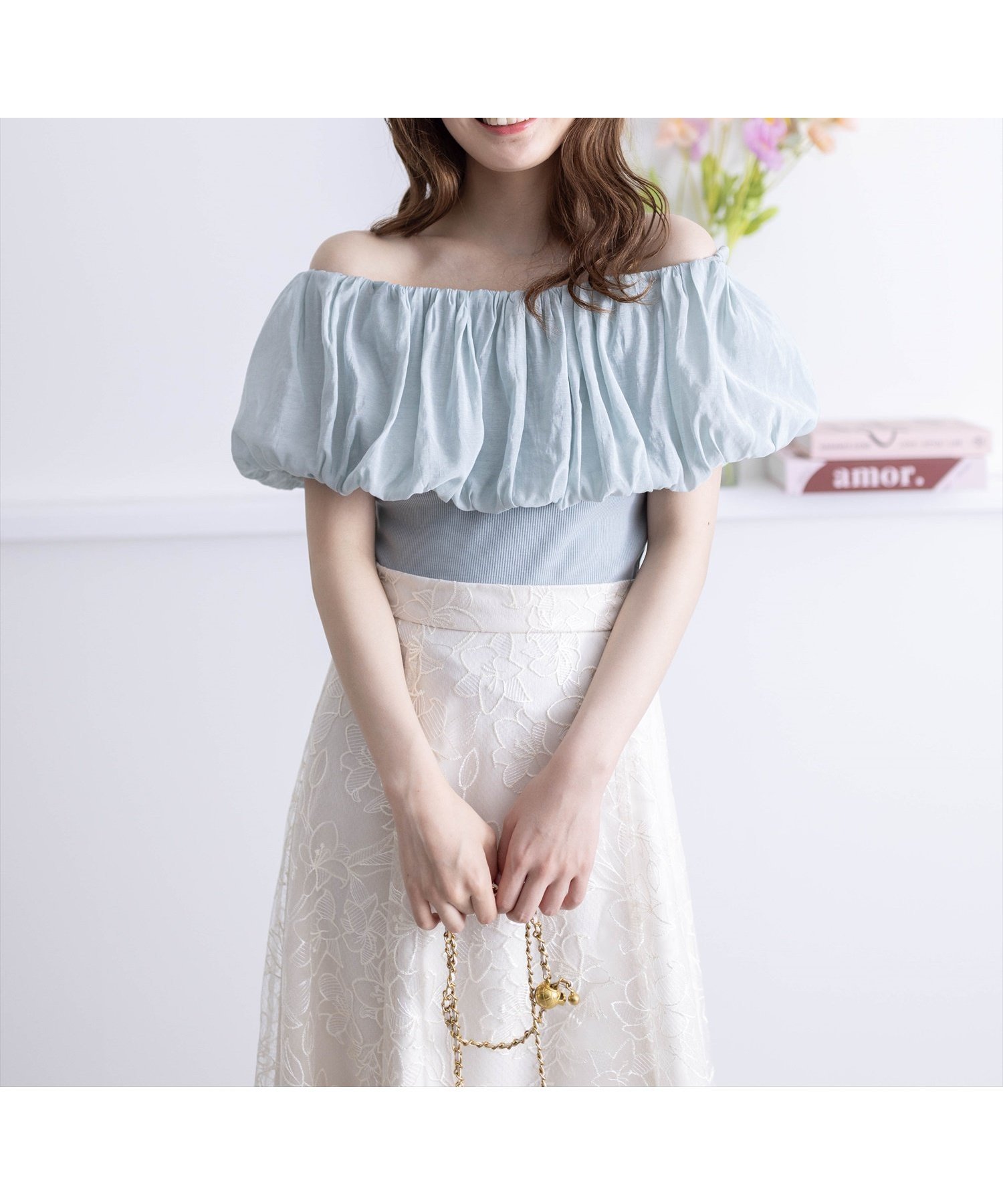 【クリア/clear】のマルチwayオフショルリブカットソー インテリア・キッズ・メンズ・レディースファッション・服の通販 founy(ファニー) 　ファッション　Fashion　レディースファッション　Fashion for Women　トップス・カットソー　Cut & Sew Tops　カットソー・ベーシックTシャツ　Cut-and-Sewn Tops / Stretch Tees & Basics　おすすめ　Recommended / Our Picks　カットソー　Cut and Sewn Top　デコルテ　Décolleté, Neckline　フレア　Flare, Flared　マーメイド　Mermaid, Fishtail Silhouette　ワンショル　One Shoulder, Asymmetrical　エレガント 上品　Elegant　SAX|ID: prp329100004647150 ipo3291000000033545977