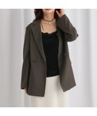 【ミスティ ウーマン/mysty woman】のライトダブルテーラードジャケット 人気、トレンドファッション・服の通販 founy(ファニー) ファッション Fashion レディースファッション Fashion for Women アウター Coat / Outerwear Collection レディースジャケット・軽アウター Jackets テーラードジャケット / 通勤・きれいめスタイル Tailored Jackets & Blazers おすすめ Recommended / Our Picks ジャケット Jacket, Outerwear ダウン Down, Puffer フレア Flare, Flared リラックス Relax, Relaxed Fit thumbnail ダークグレー|ID: prp329100004647158 ipo3291000000033546027
