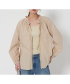 【ユナイテッドアローズ/UNITED ARROWS】のコットン タックギャザー ブラウス BEIGE|ID: prp329100004647160 ipo3291000000033610155