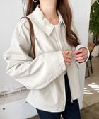 【アンドミー/andme】のフェイクレザー オーバーサイズ ダブルジップ ブルゾン 人気、トレンドファッション・服の通販 founy(ファニー) ファッション Fashion レディースファッション Fashion for Women アウター Coat / Outerwear Collection ブルゾンジャケット・スポーティアウター Blouson Jackets おすすめ Recommended / Our Picks なめらか Smooth, Silky Texture スウェット / スエット Sweatshirt, Sweatwear パターン Pattern, Design Print フェイクレザー Faux Leather, PU Leather フロント Front, Front Design ブルゾン Blouson, Bomber Jacket ポケット Pocket, Pocket Detail リアル Real, Realistic thumbnail アイボリー|ID: prp329100004647175 ipo3291000000033673764