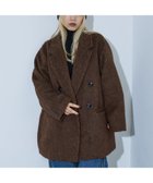 【ノミネ/NOMINE】のシャギー ジャケット コート / ジャコット 人気、トレンドファッション・服の通販 founy(ファニー) ファッション Fashion レディースファッション Fashion for Women アウター Coat / Outerwear Collection コート・ロングコート・ピーコート Long Coats, Peacoats & More レディースジャケット・軽アウター Jackets インナー Innerwear ジャケット Jacket, Outerwear ミックス Mix, Mixed Style thumbnail ブラウン|ID: prp329100004647206 ipo3291000000033546253