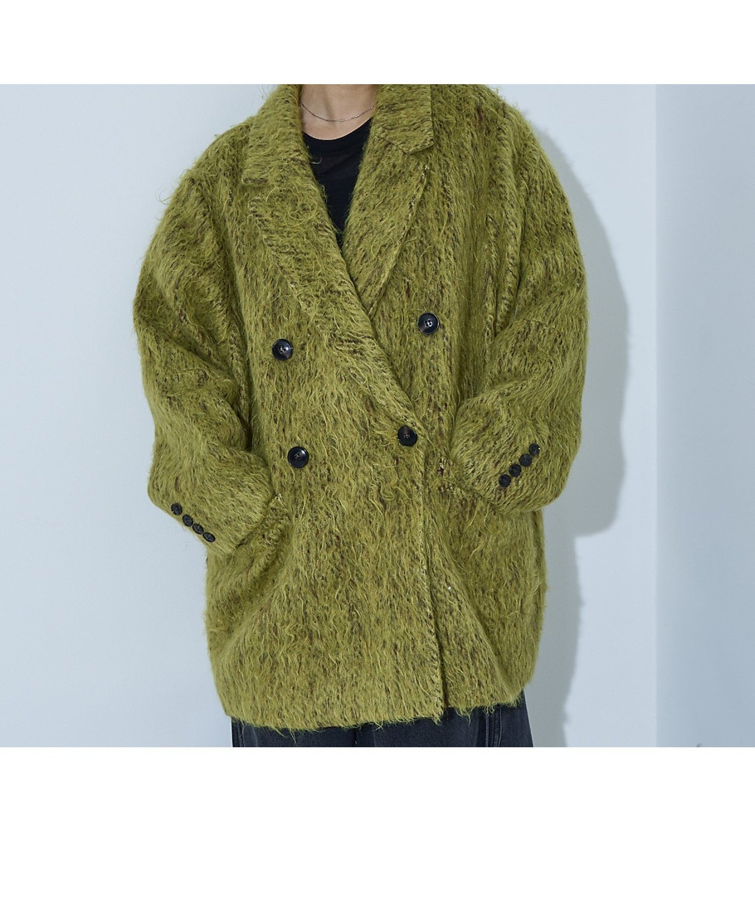 【ノミネ/NOMINE】のシャギー ジャケット コート / ジャコット インテリア・キッズ・メンズ・レディースファッション・服の通販 founy(ファニー) 　ファッション　Fashion　レディースファッション　Fashion for Women　アウター　Coat / Outerwear Collection　コート・ロングコート・ピーコート　Long Coats, Peacoats & More　レディースジャケット・軽アウター　Jackets　インナー　Innerwear　ジャケット　Jacket, Outerwear　ミックス　Mix, Mixed Style　マスタード|ID: prp329100004647206 ipo3291000000033546255