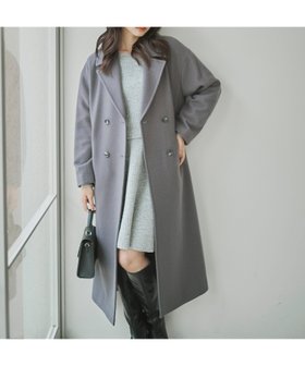 【プロポーション ボディドレッシング/PROPORTION BODY DRESSING】のダブル釦チェスターコート 人気、トレンドファッション・服の通販 founy(ファニー) ファッション Fashion レディースファッション Fashion for Women アウター Coat / Outerwear Collection コート・ロングコート・ピーコート Long Coats, Peacoats & More チェスターコート・ロング丈アウター Chester Coats / Chesterfield Long Coats インナー Innerwear ダブル Double, Double-Breasted チェスターコート Chester Coat, Long Coat フェミニン Feminine, Girly リラックス Relax, Relaxed Fit エレガント 上品 Elegant 日本製 Made In Japan |ID:prp329100004647214