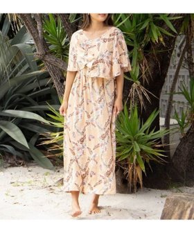 【アミナコレクション/Amina Collection】の【カヒコ】ニニウWAYワンピース 人気、トレンドファッション・服の通販 founy(ファニー) ファッション Fashion レディースファッション Fashion for Women ワンピース Dresses ボタニカル Botanical, Floral Pattern リゾート Resort, Vacation Style |ID:prp329100004647219