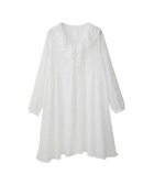 【ヒステリックグラマー/HYSTERIC GLAMOUR】のSNAKE LOOP刺繍 フリルワンピース 人気、トレンドファッション・服の通販 founy(ファニー) ファッション Fashion レディースファッション Fashion for Women ワンピース Dresses ガーリー Girly, Feminine Style スパンコール Sequins, Sequin Embellishment フリル Frill, Ruffle フロント Front, Front Design thumbnail 白|ID: prp329100004647232 ipo3291000000033546400