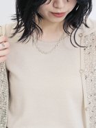 【サマンサモスモス/Samansa Mos2】のラメタンク ベージュ|ID: prp329100004647234 ipo3291000000033546413